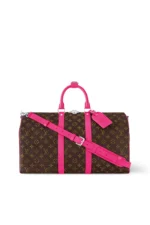 Louis Vuitton Keepall Bandoulière 45 – Pondichery Pink – Vorderansicht