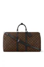 Louis Vuitton Keepall Bandoulière 55 – Monogram Macassar – Vorderansicht