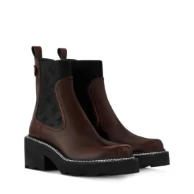 Louis Vuitton LV Beaubourg Stiefeletten – Bordeaux – Vorderansicht