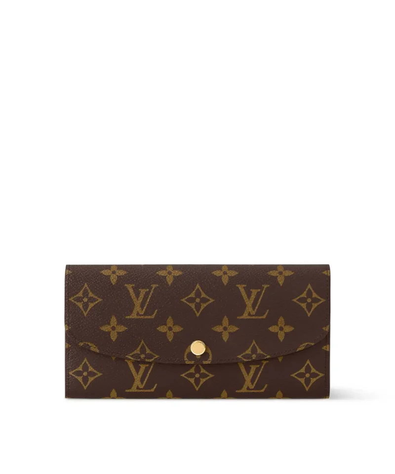 Louis Vuitton Emilie Geldbörse – Monogram / Rose Ballerine – Vorderansicht