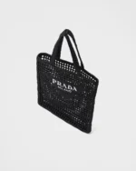 Prada Crochet Tote Bag – Schwarz – Ansicht 2